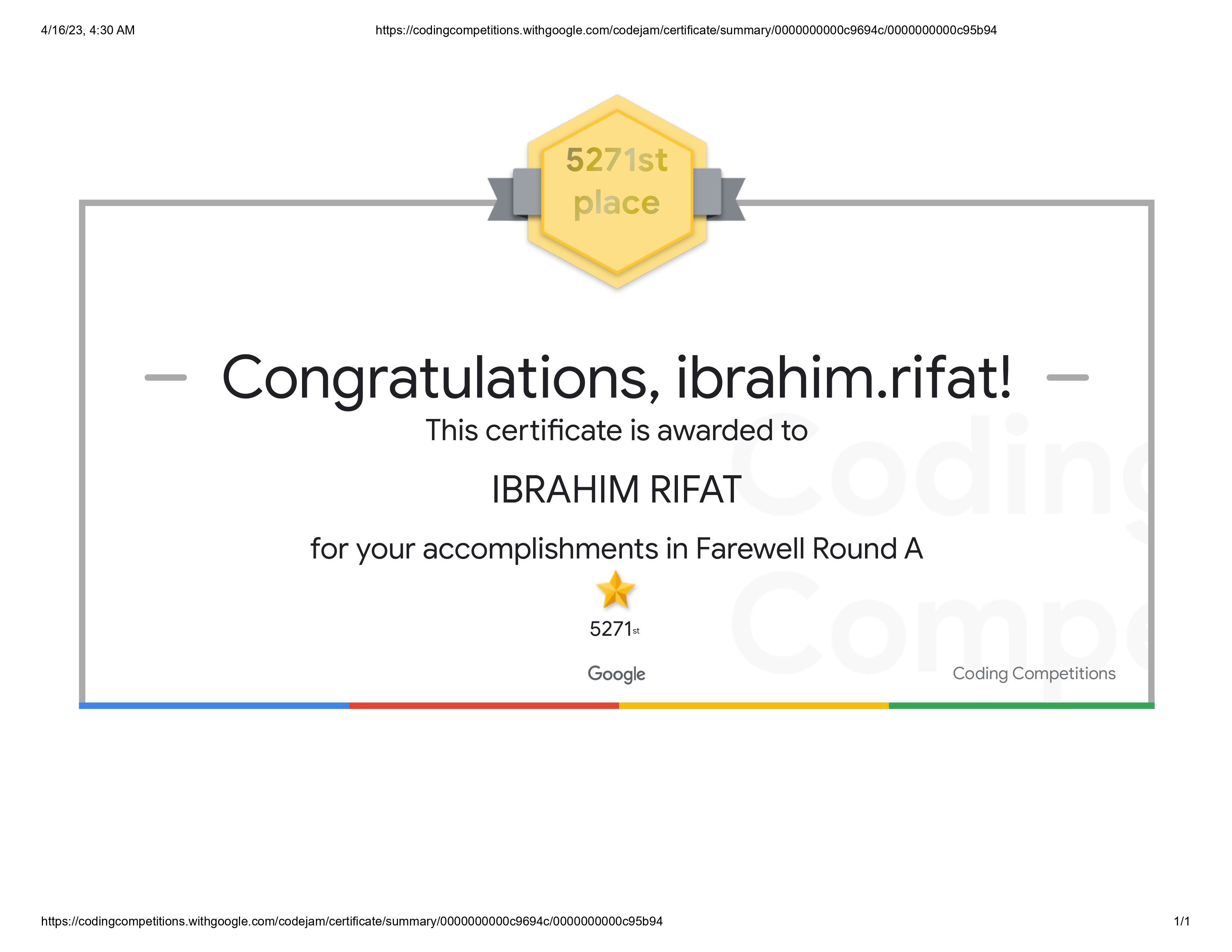 Google Code Jam